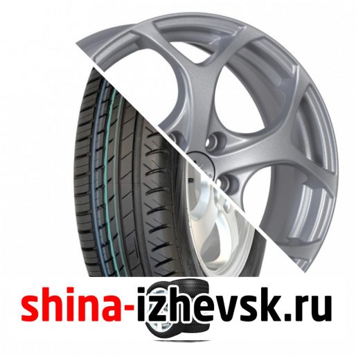 Колесо в сборе Viatti Strada (V-130) 215/55 R17 V 94 + iFree Тортуга 7xR17 5×108 ET45 DIA67.1 Серебристый в Ижевске